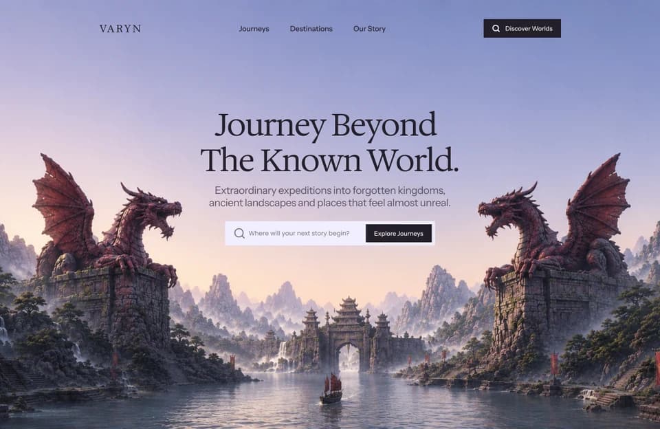 Website design from the Teal Sites showcase, preview 30